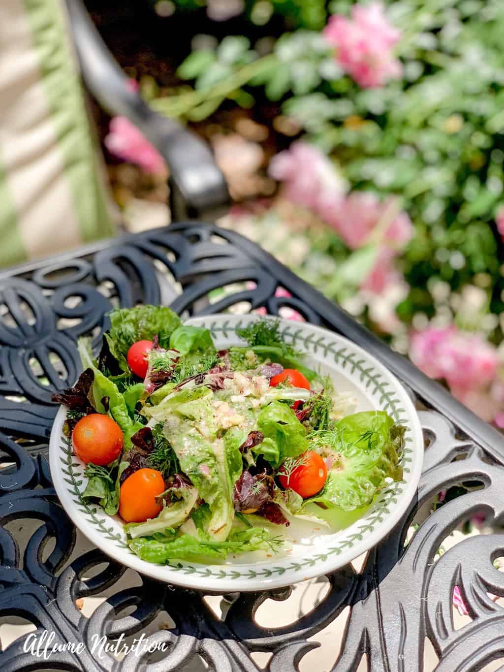 Seasonal Herbed Salad Yoga Benefits